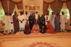 With the Emir (Sultan) of Sokoto, Nigeria